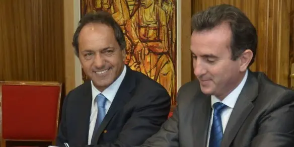 Scioli y "Paco" Pérez presentan la Fiesta de la Vendimia 2014