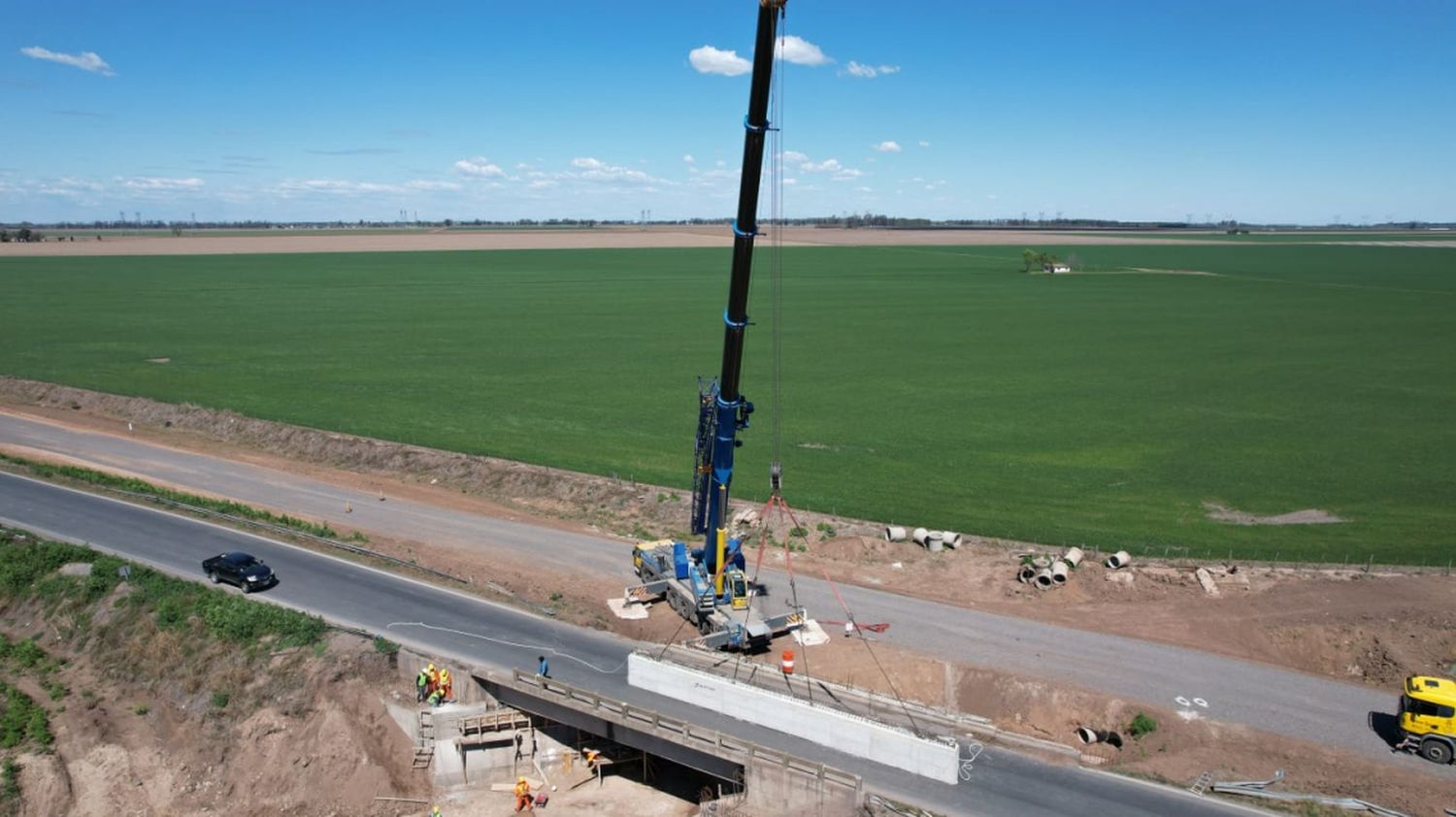 El gobierno de Santa Fe ejecuta inversiones históricas en obras sobre puentes de rutas y caminos provinciales