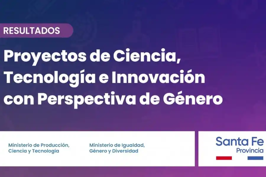 La provincia seleccionó 16 proyectos de Ciencia, Tecnología e Innovación con Perspectiva de Género