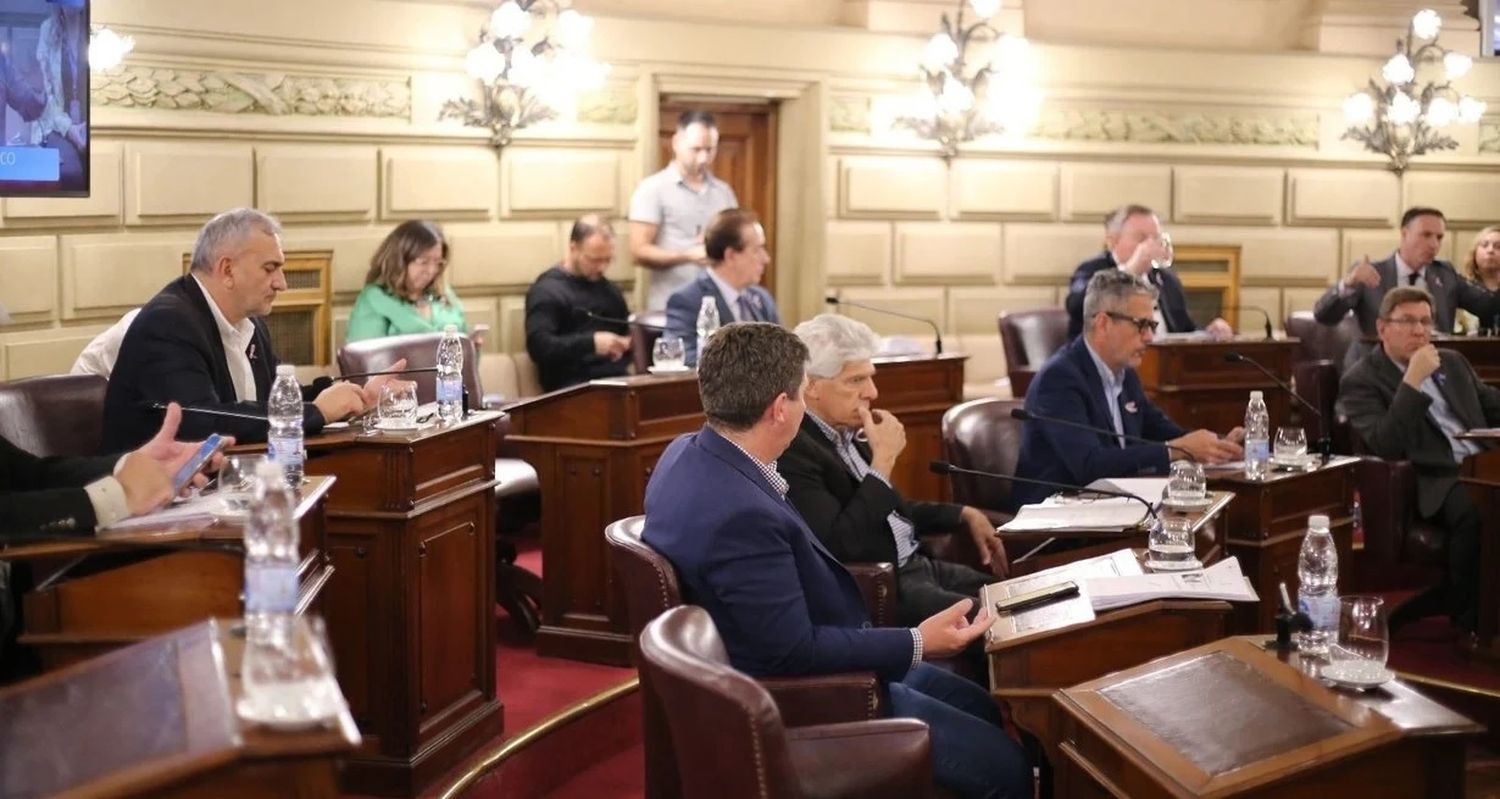 Durante la sesión de este jueves 19 de octubre en la que se aprobó un dictamen de la Comisión de Asuntos Constitucionales y Legislación General no estuvo el propio Traferri, que se encuentra fuera del país por motivos familiares. Crédito: Gentileza Prensa Senado