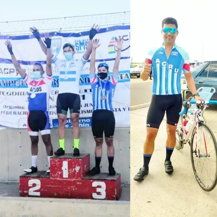 Medalla de Bronce para Agustín Chiecher en el Argentino de Ciclismo