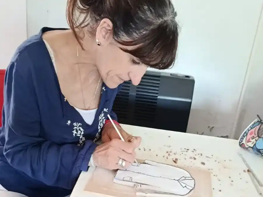 Estela Sinópoli explicó que la intención de la seccional fue involucrar activamente a docentes y alumnos en el proceso de recordar.