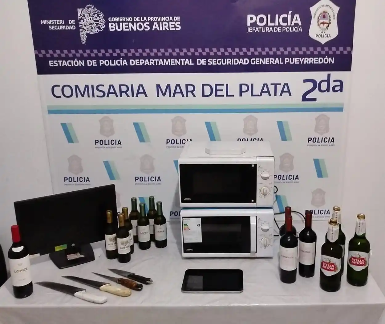 Los malvivientes fueron detenidos.