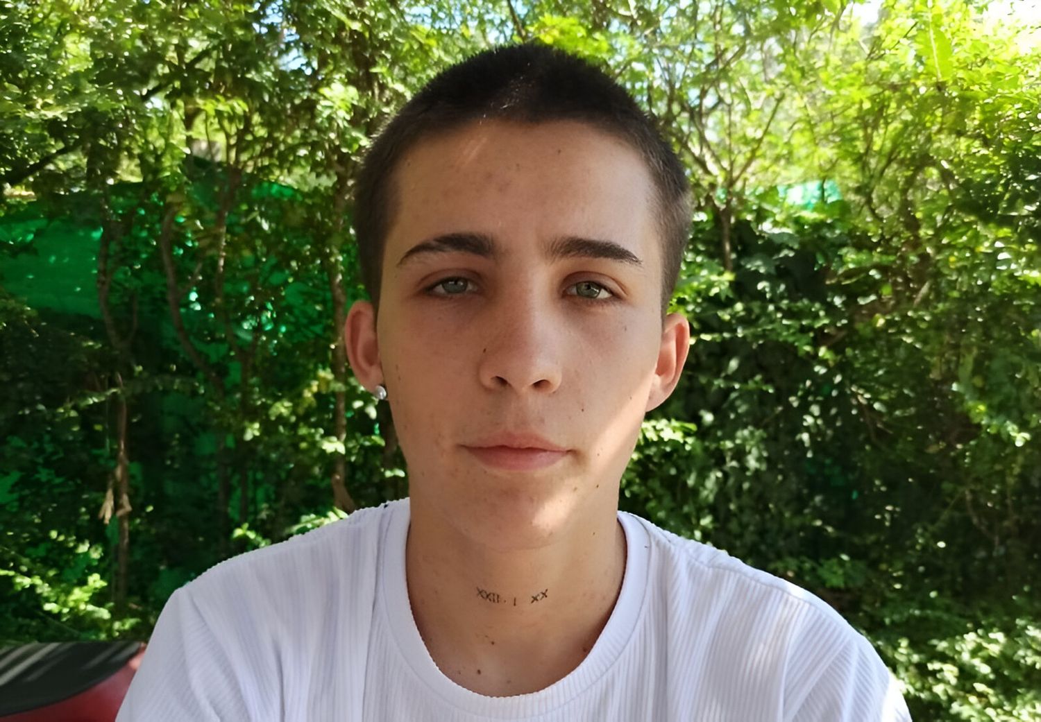 La fotografía que difundió la Justicia para dar con el paradero de Román Sosa.