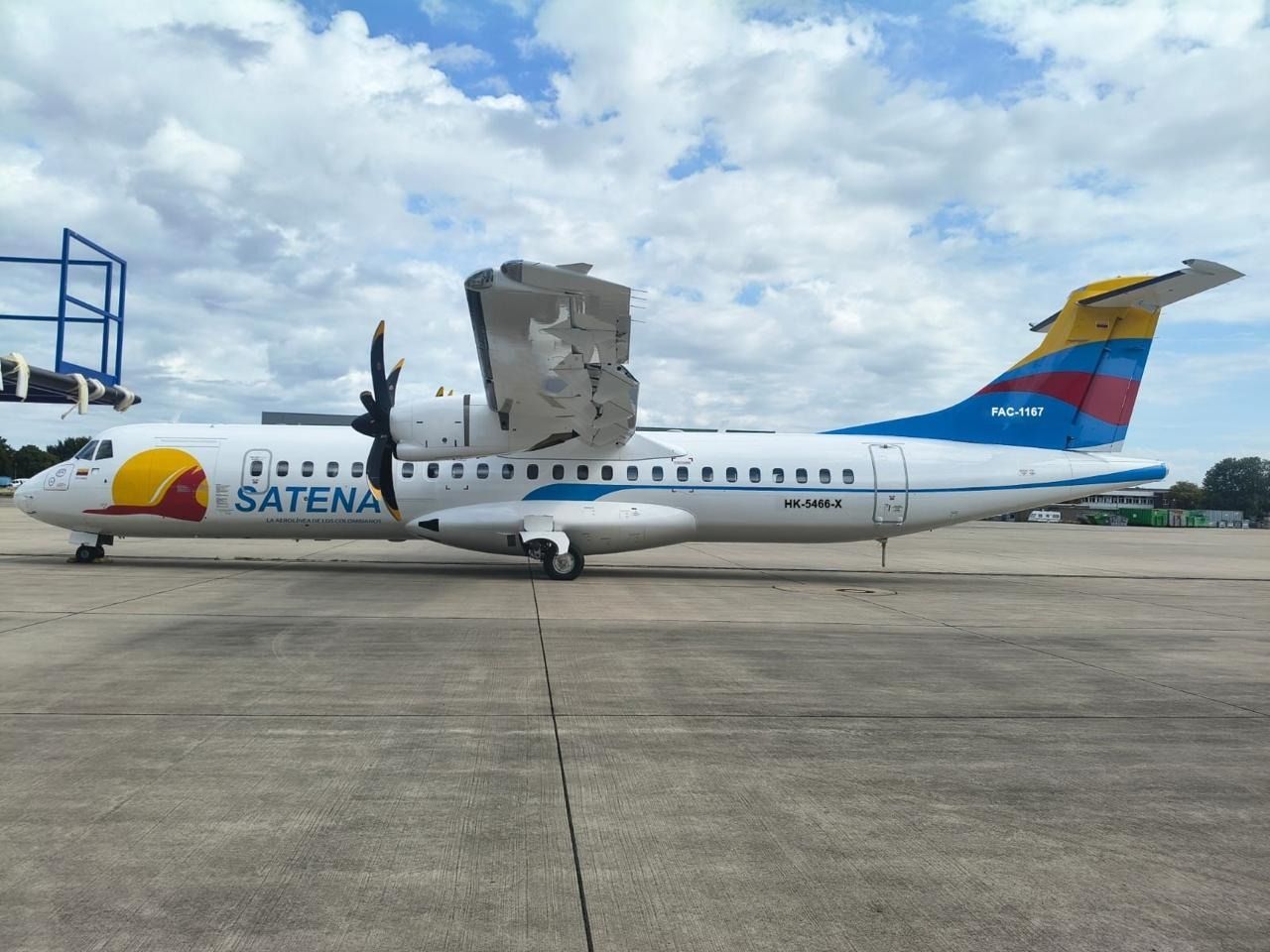 SATENA recibirá tres aviones nuevos en un mes