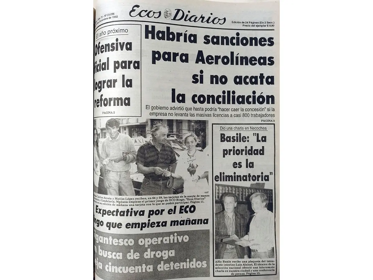 Sábado 19 de diciembre de 1992