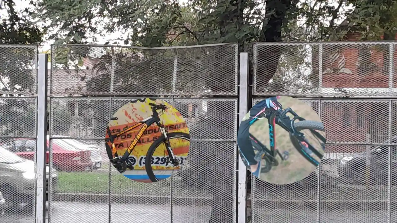 Las bicicletas fueron sustraídas a través de las rejas que dan a 3 de Febrero.