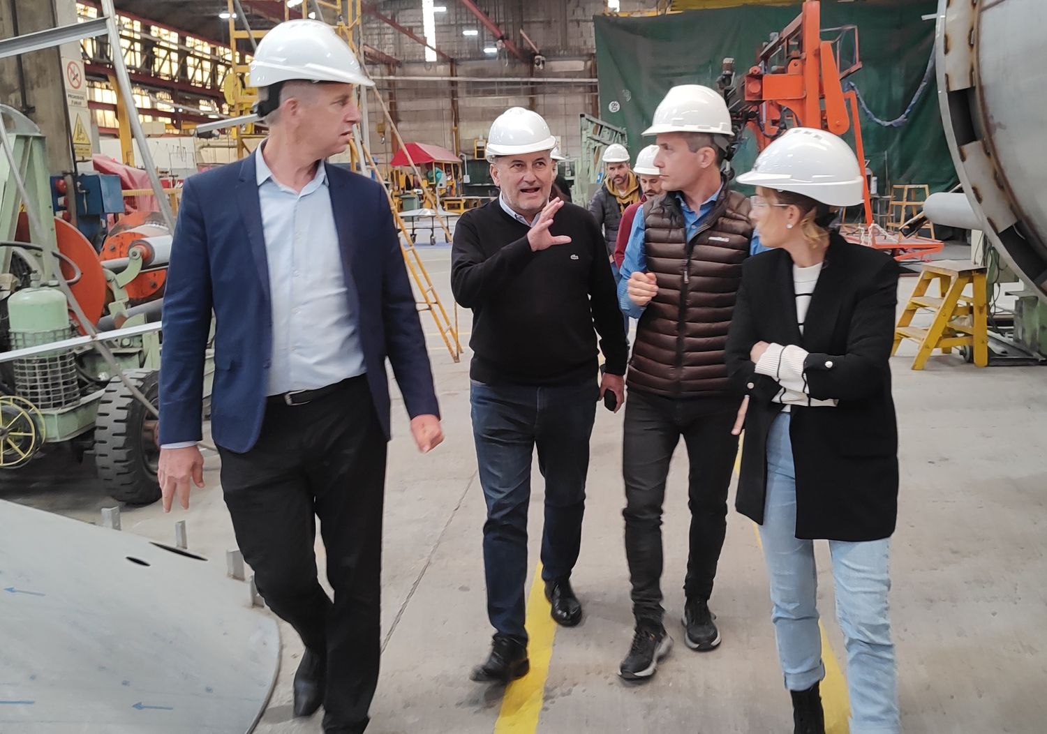 El diputado Lewandowski en El Trébol. Foto: Gentileza