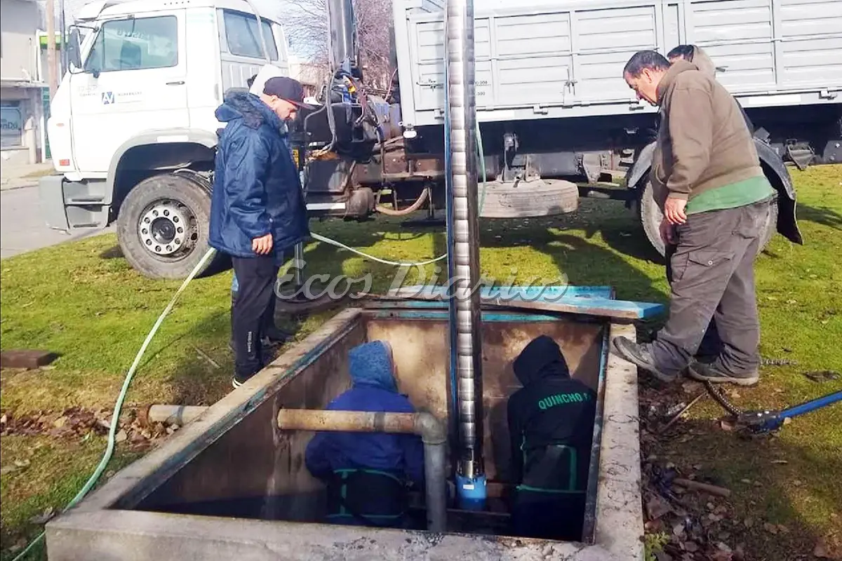 Recambio de una bomba en pozo de agua de 58 y 47