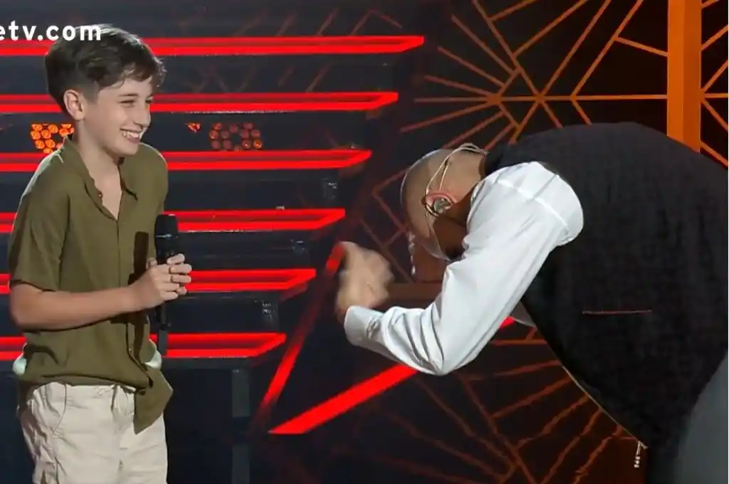 La emoción de Abel Pintos