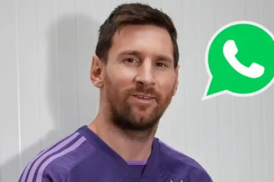 Se conoció la foto de perfil de Lionel Messi en su WhatsApp: el momento que eligió y quiénes lo acompañan