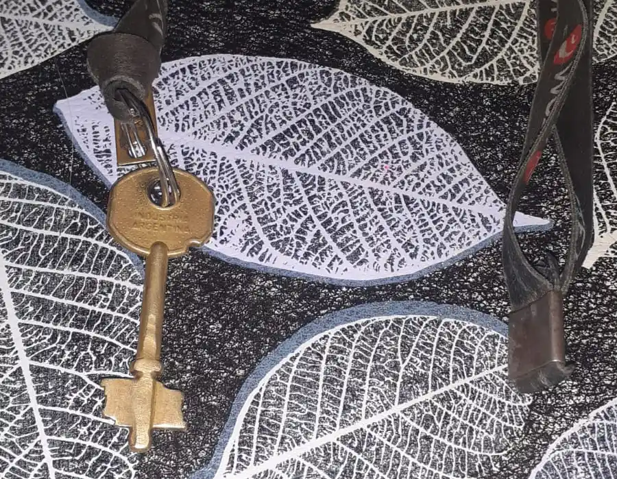 Lucrecia encontró una llave