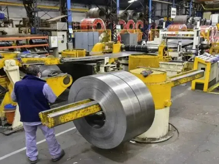 La producción de acero creció en mayo.