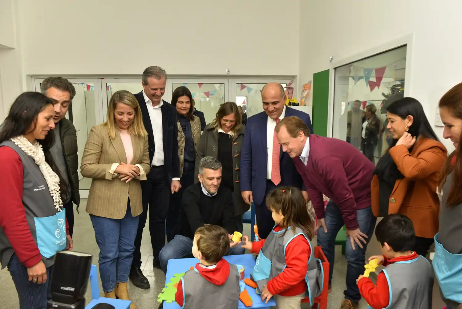 Bordet inauguró la puesta en valor de tres espacios de la primera infancia