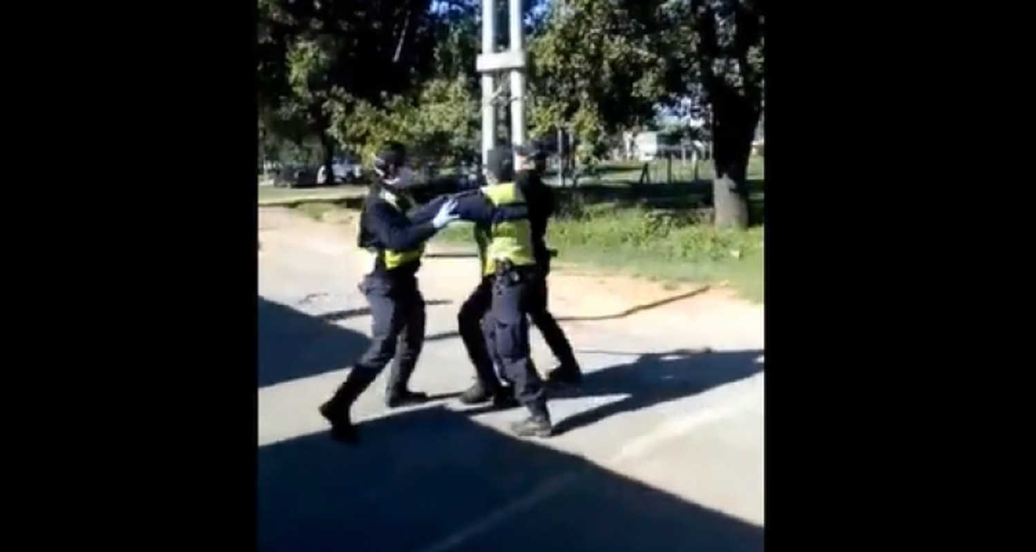 Policía golpeó a inspector de Tránsito por “diferencias en un procedimiento” en el acceso por ruta 191