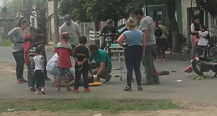 Accidentes de tránsito: Asistieron a una embarazada con un golpe en la panza y a otros heridos