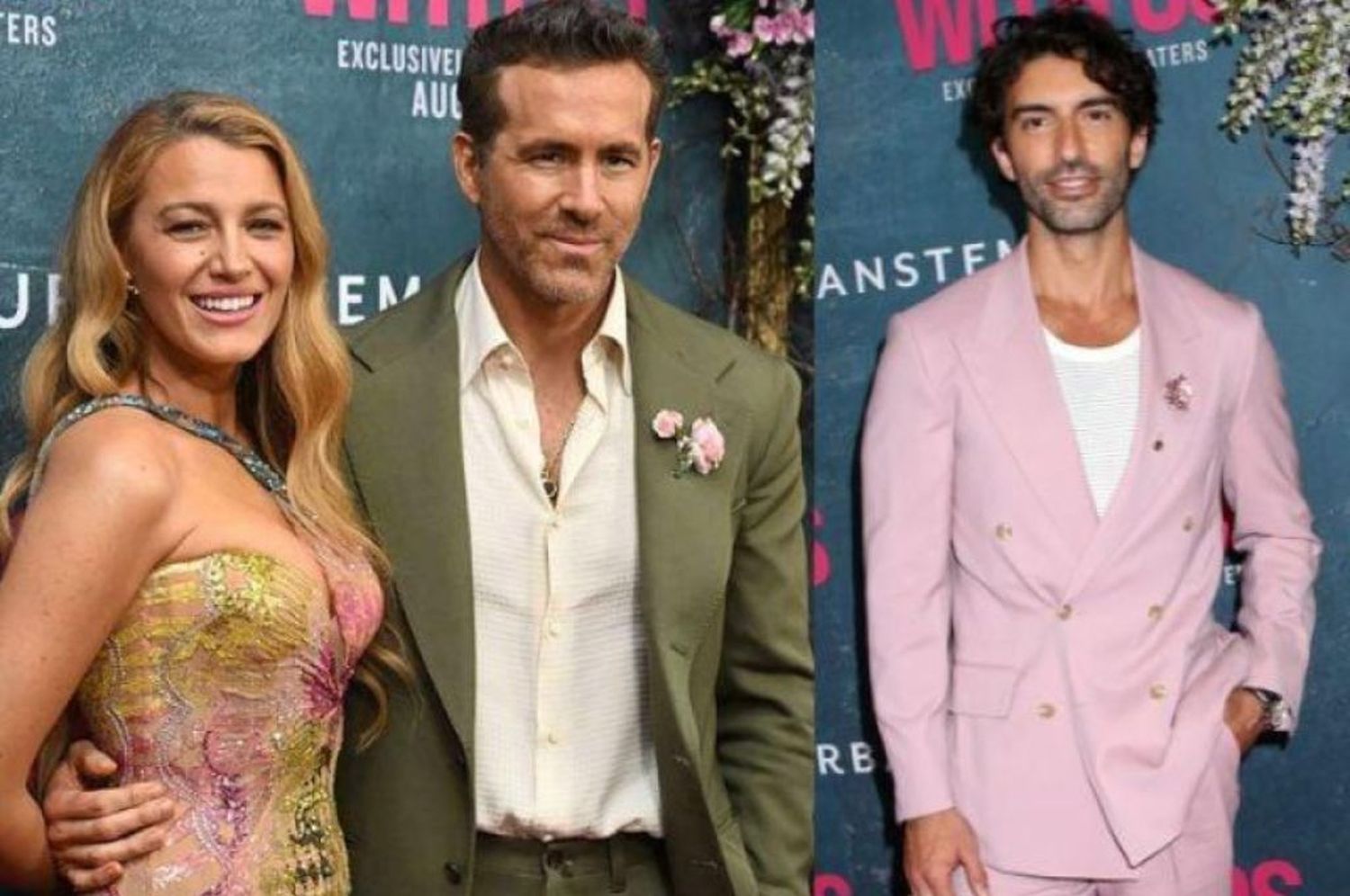 Blake Lively, Ryan Reynolds y Justin Baldoni