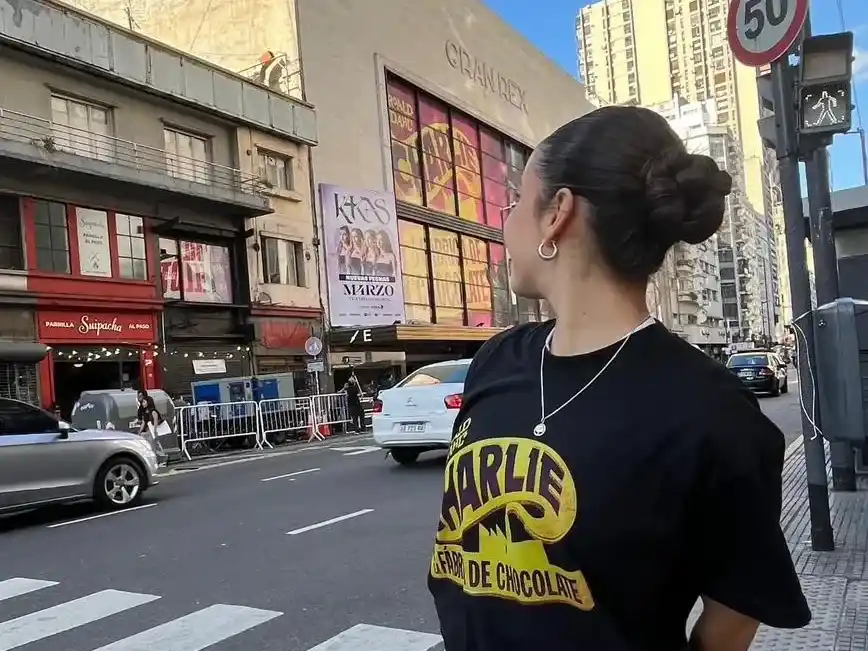 Reyna Altolaguirre - sampedrina en el teatro Gran Rex