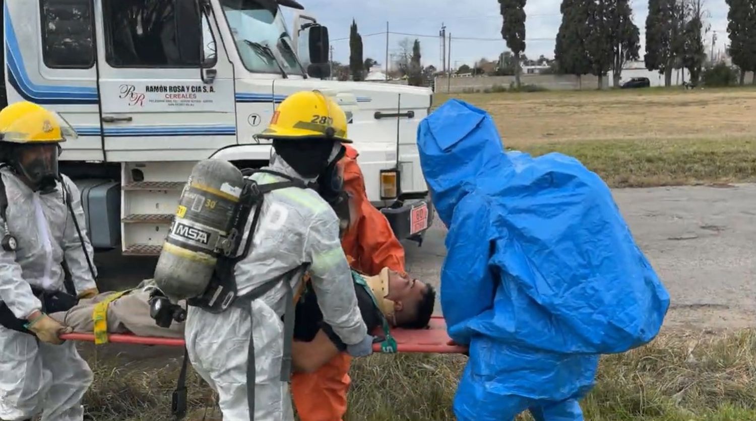 Simulacro Bomberos