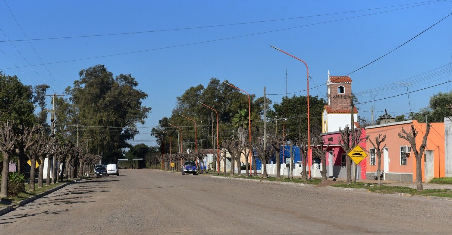 Un pueblo “partido” en dos.