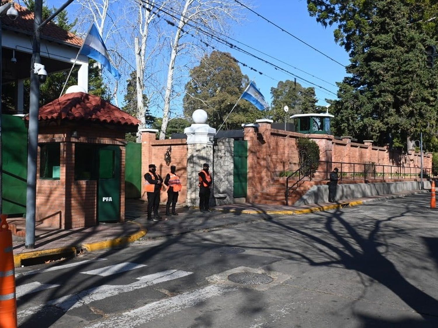 La puerta de la Quinta de Olivos