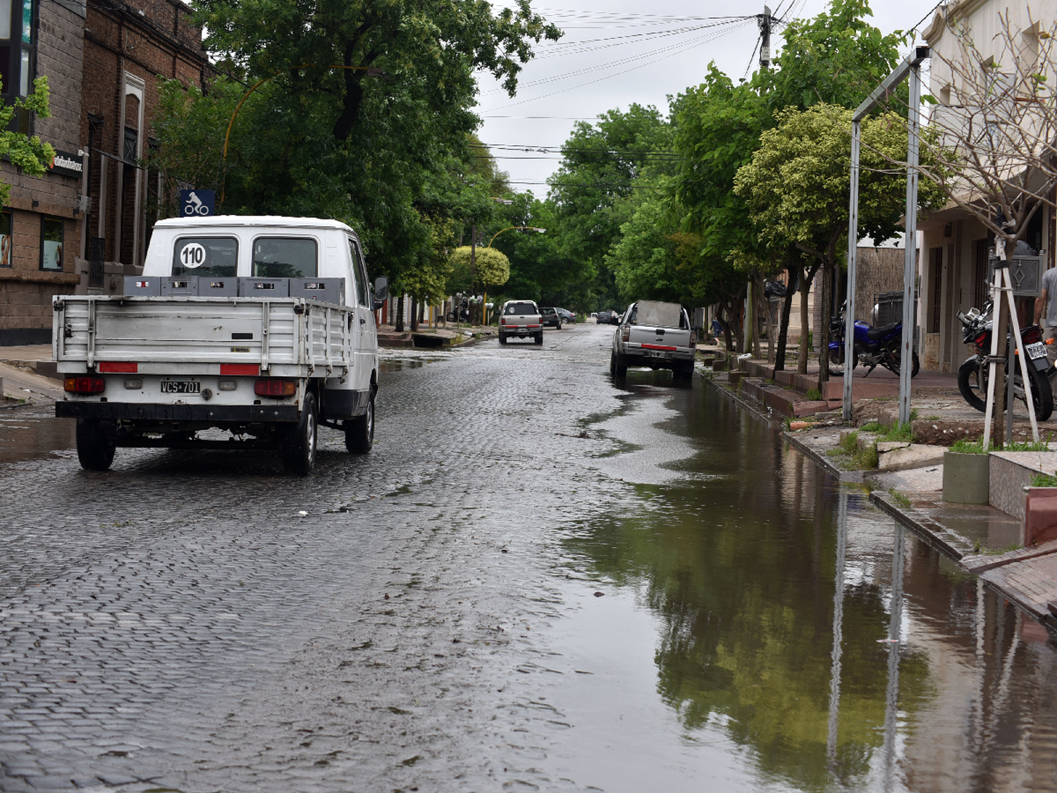 El mal clima sigue y la lluvia acumulada es de 100 milímetros