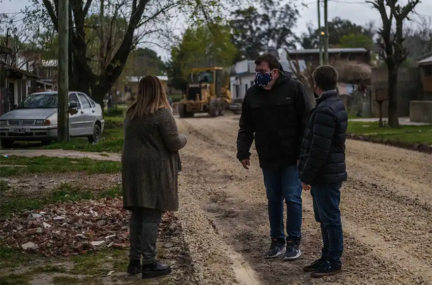 El Municipio engranzó más de tres mil metros de calles en barrio Parque Palermo