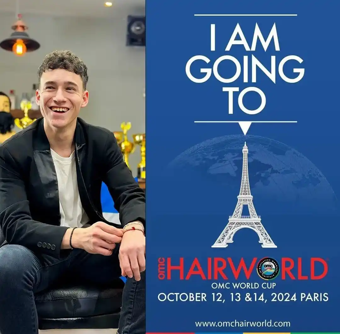 Joven Chascomunense representará a Argentina en el Mundial de Peluquería en París