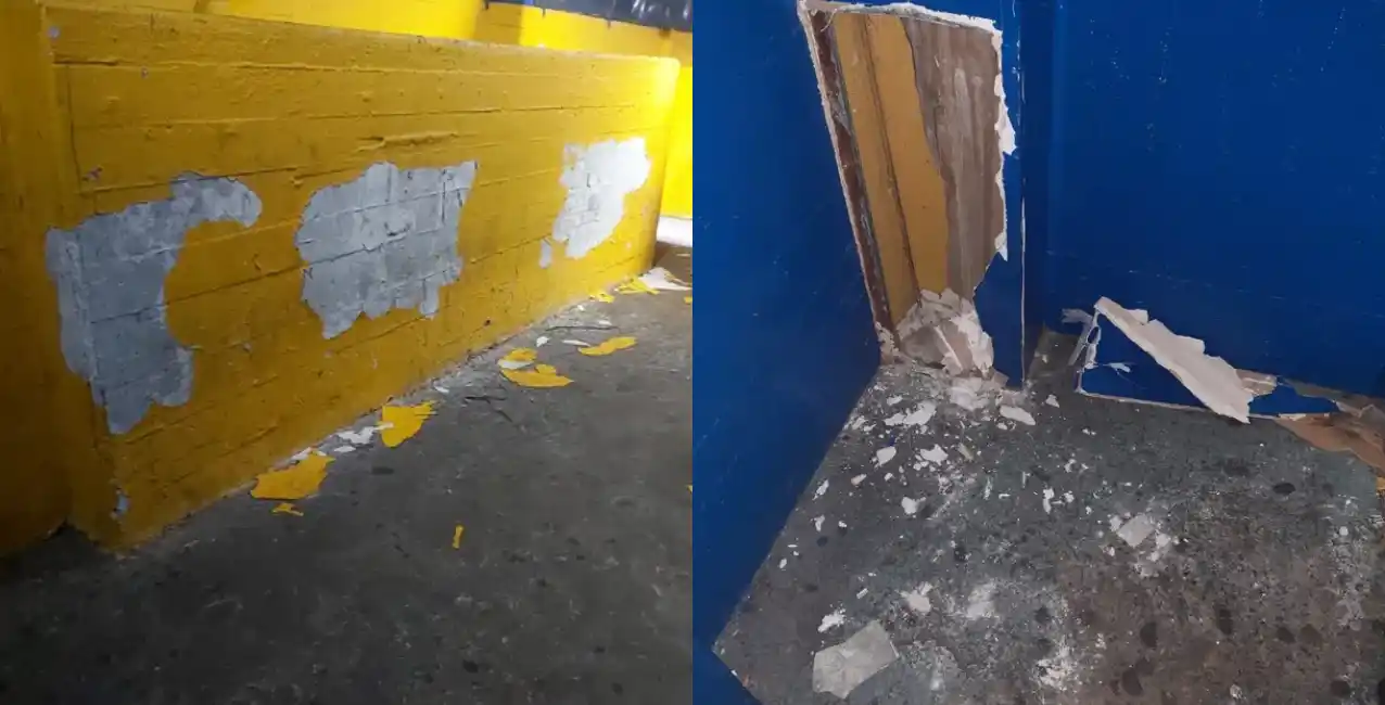 Hinchas de Vélez destrozaron parte de La Bombonera