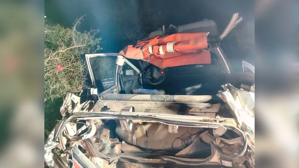 Fuerte choque entre dos autos en la Ruta 19 resultó con varias personas heridas