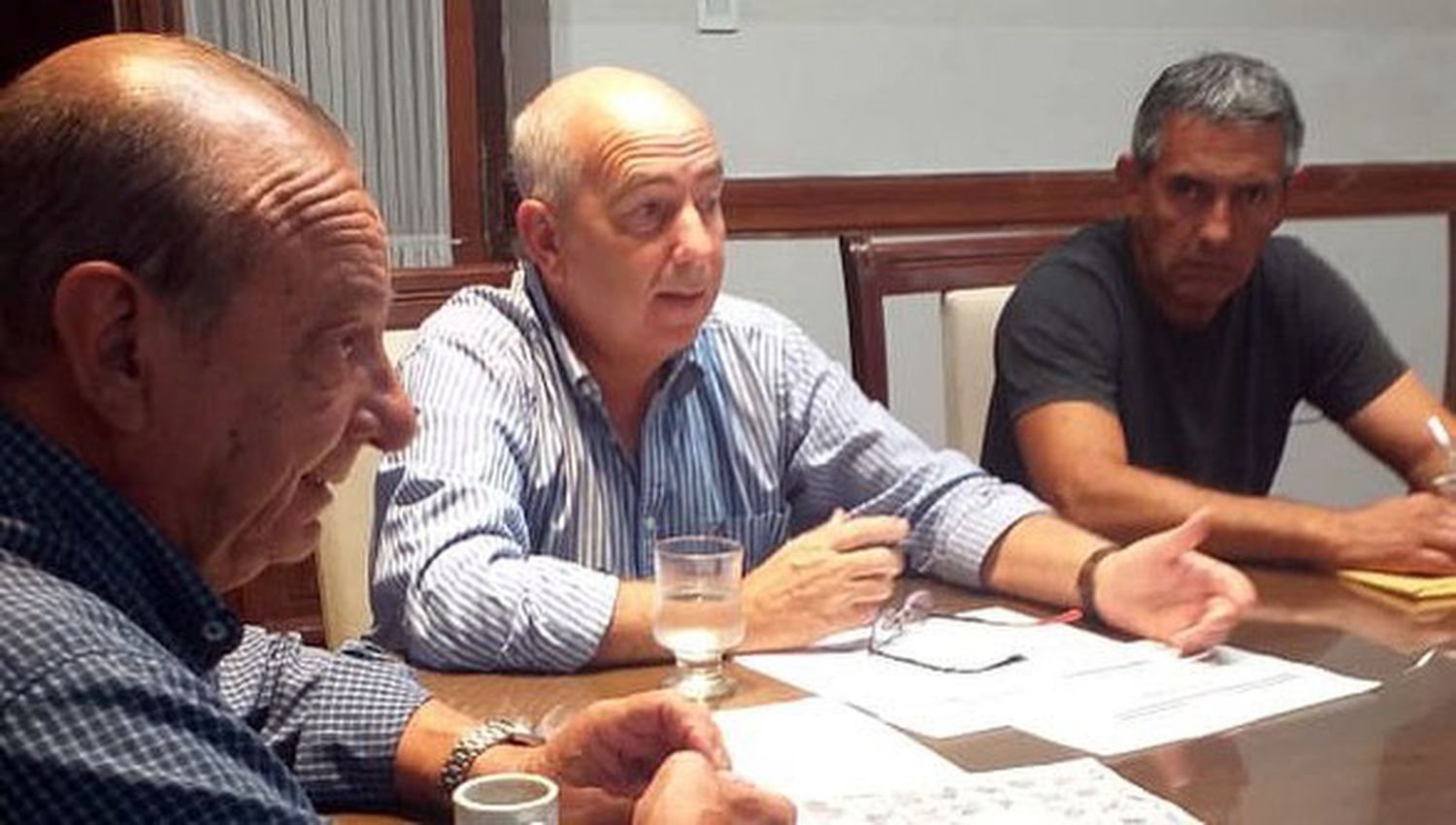 Reunión de Sanchez para definir la agenda de obras