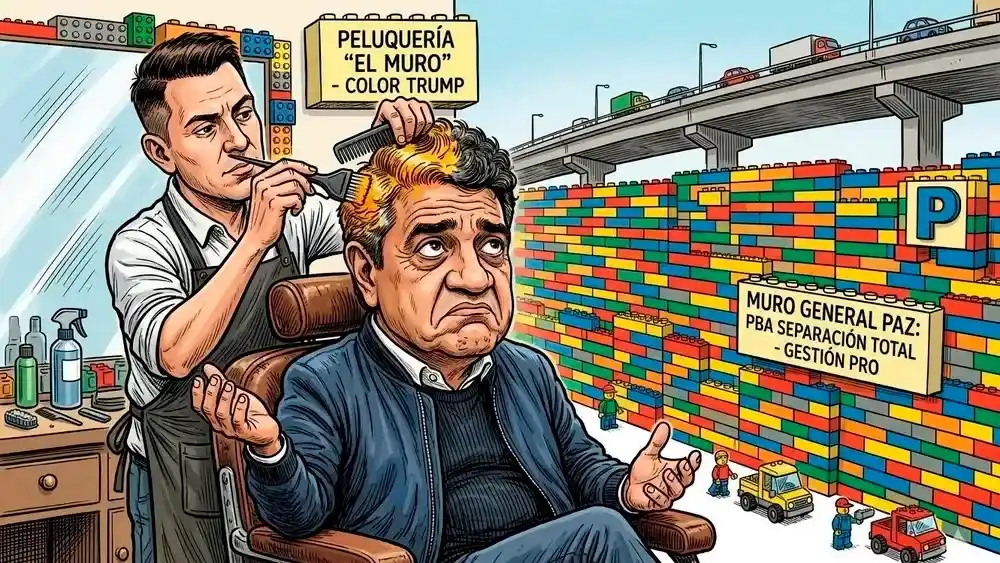 La imagen irónica con la que Javier Alonso acompañó su posteo contra Jorge Macri.
