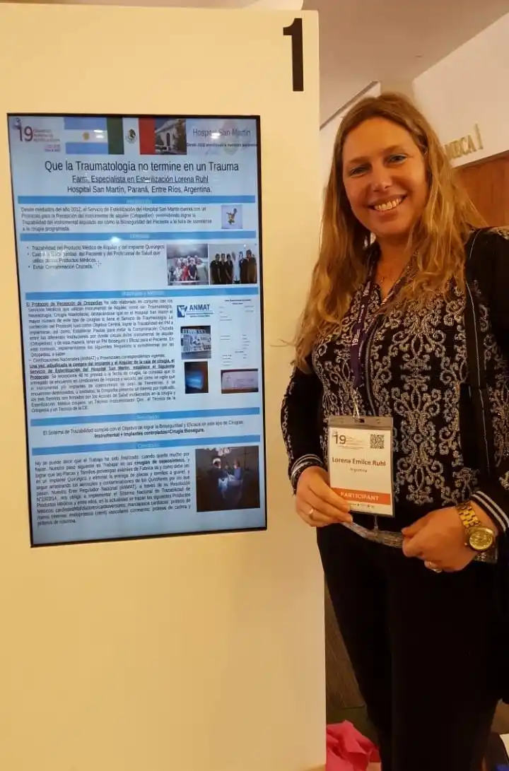 “La esterilización es el pilar fundamental para el control de infecciones intrahospitalarias”