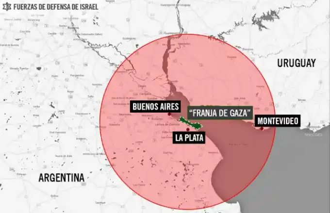 Israel "ilustra" ataque con misil contra la Argentina