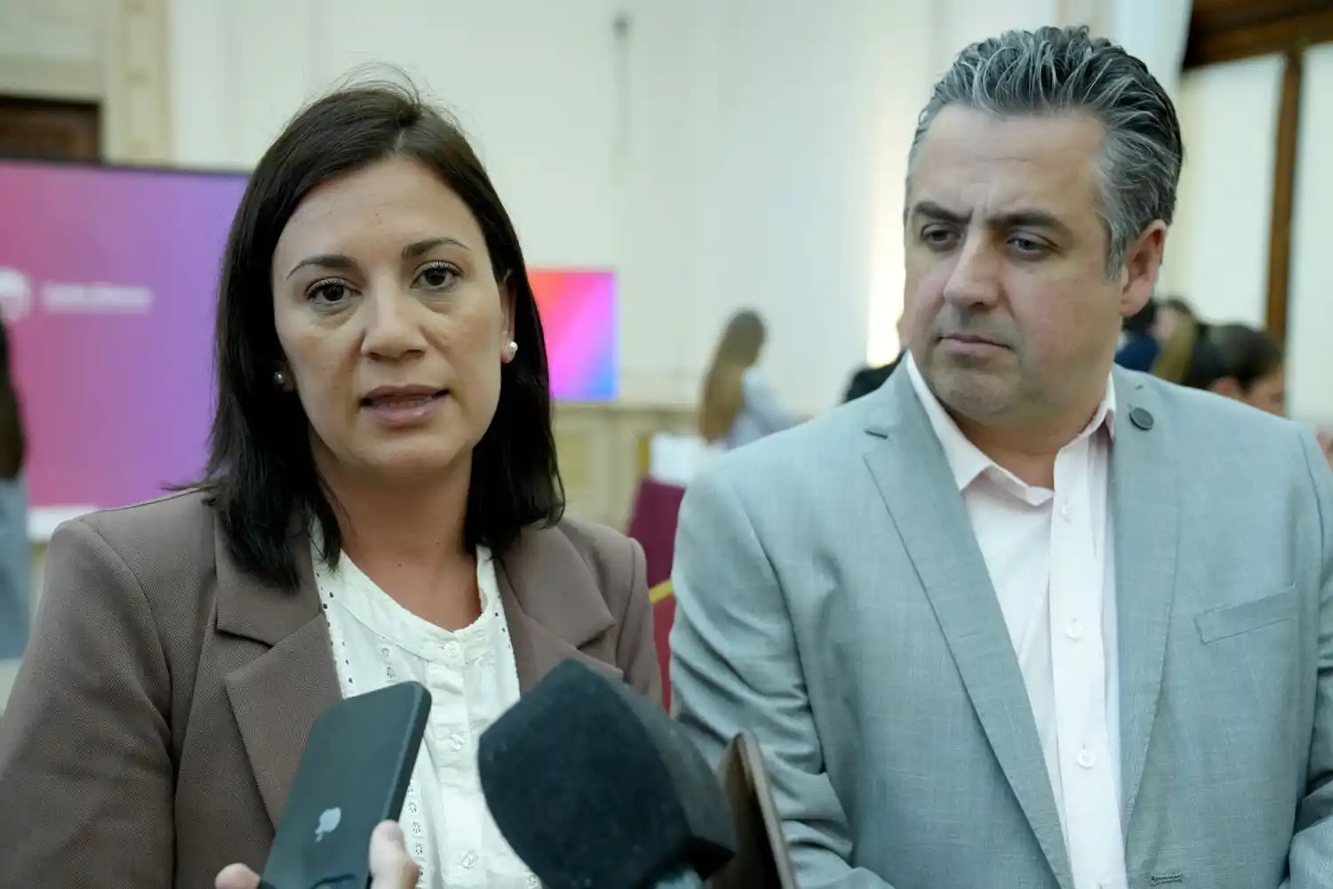 Georgina Orciani y Pablo Cococcioni.