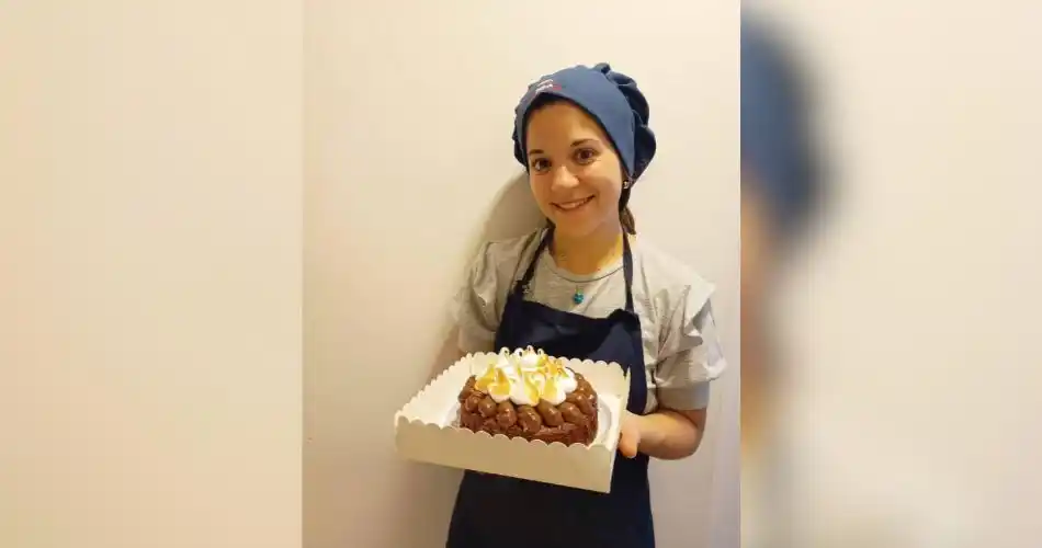 La "embajadora" de Manfrey por un mes, María Cecilia Marchisone