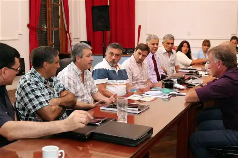 Reunión de secretarios de Seguridad en Rojas 