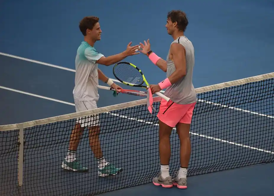 Schwartzman dio batalla, pero no bastó ante Nadal