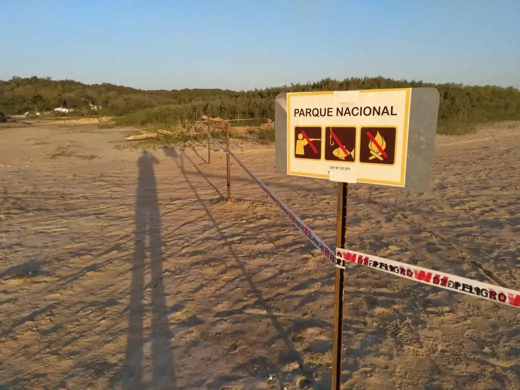 Parque Nacional Pre-Delta: se secó por completo la boca del arroyo La Azotea