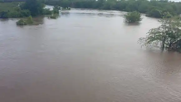 Las precipitaciones acumuladas superan los 100 mm y Defensa Civil entró en alerta por el crecimiento de los cauces
