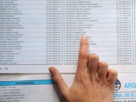 Elecciones legislativas: todo lo que tenés que saber sobre el padrón provisorio