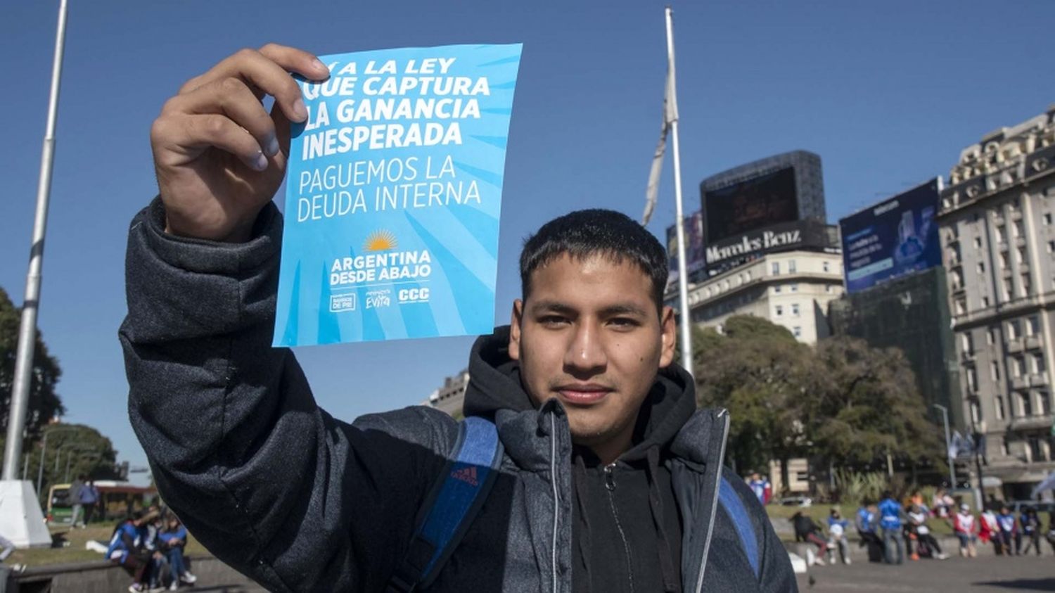 La actividad central se realizó en el Obelisco porteño.