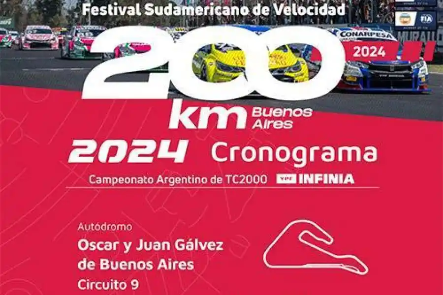 Expectativa por los 200 kilómetros del TC2000