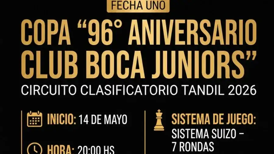 Ajedrez, en el club Boca