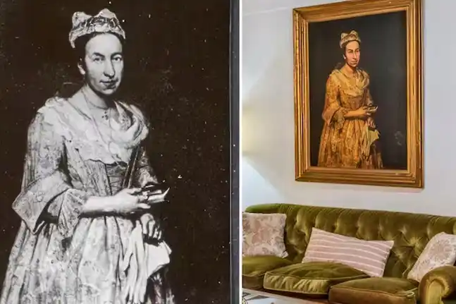 Registro de “Retrato de una dama”, del pintor italiano Giuseppe Ghislandi (1655-1743)