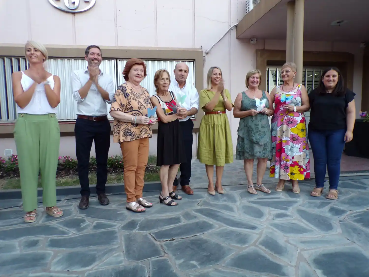 Visita de Stratta a Galarza