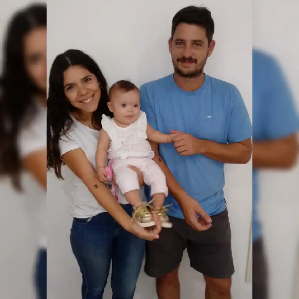 El hermoso gesto de una familia gualeguaychuense para concientizar sobre el síndrome de down