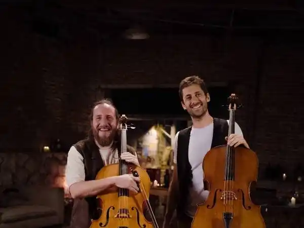 Ramiro Zárate Gigli y Mauro Zarachian, eximios chelistas.