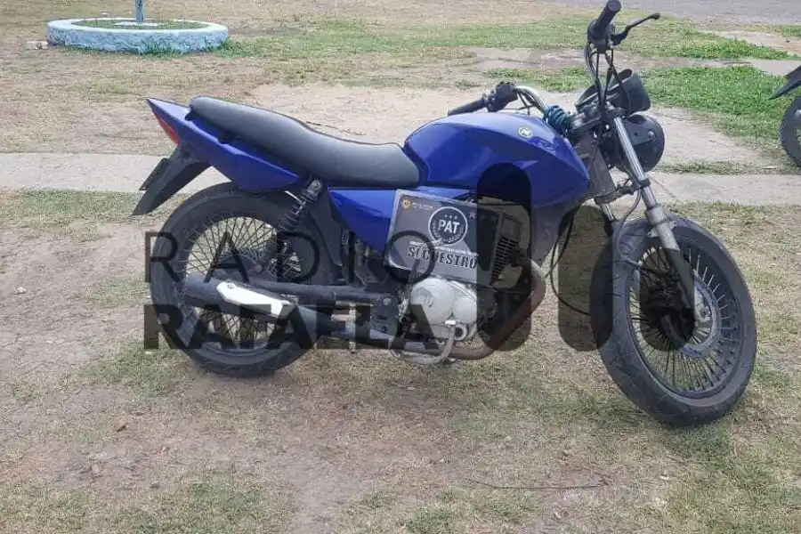 Fue detenido por conducir una moto robada en el 2014