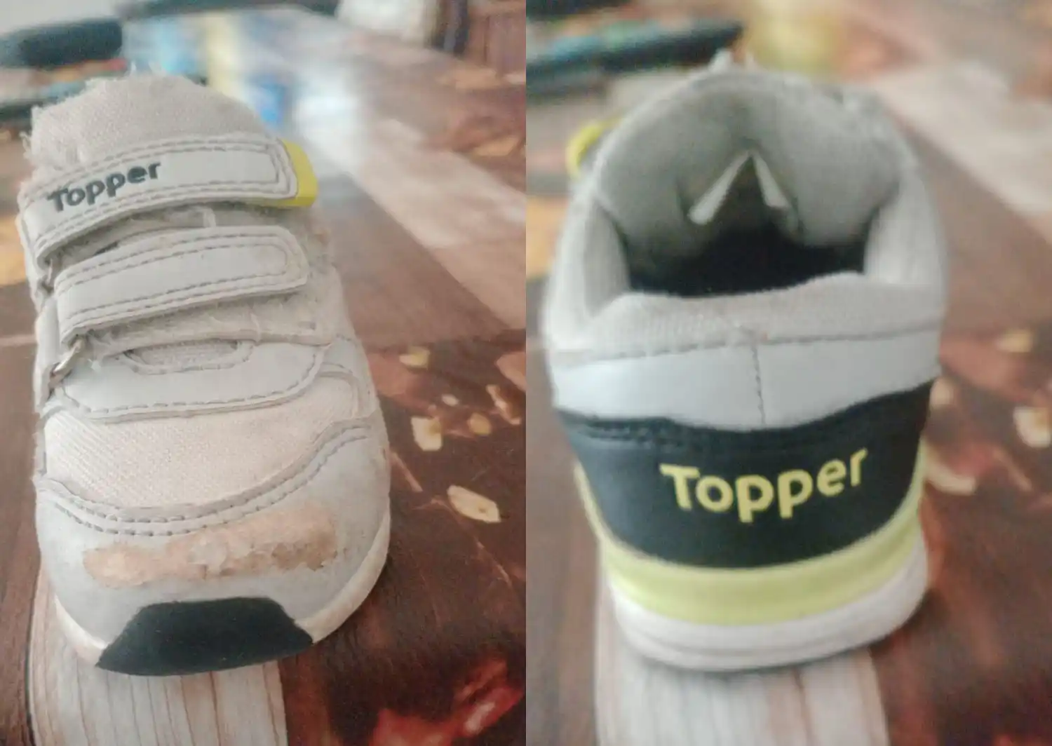 Zapatilla encontrada en calle Bozzano